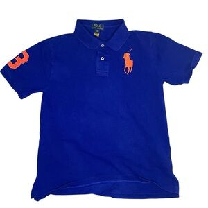Polo Ralph Lauren Big Pony Royal Blue Cotton Polo-Boys Large